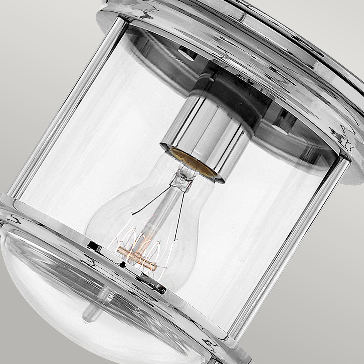 Castellum Vintage Ceiling Flush Chrome Castellum Vintage Ceiling Flush Chrome — detail view