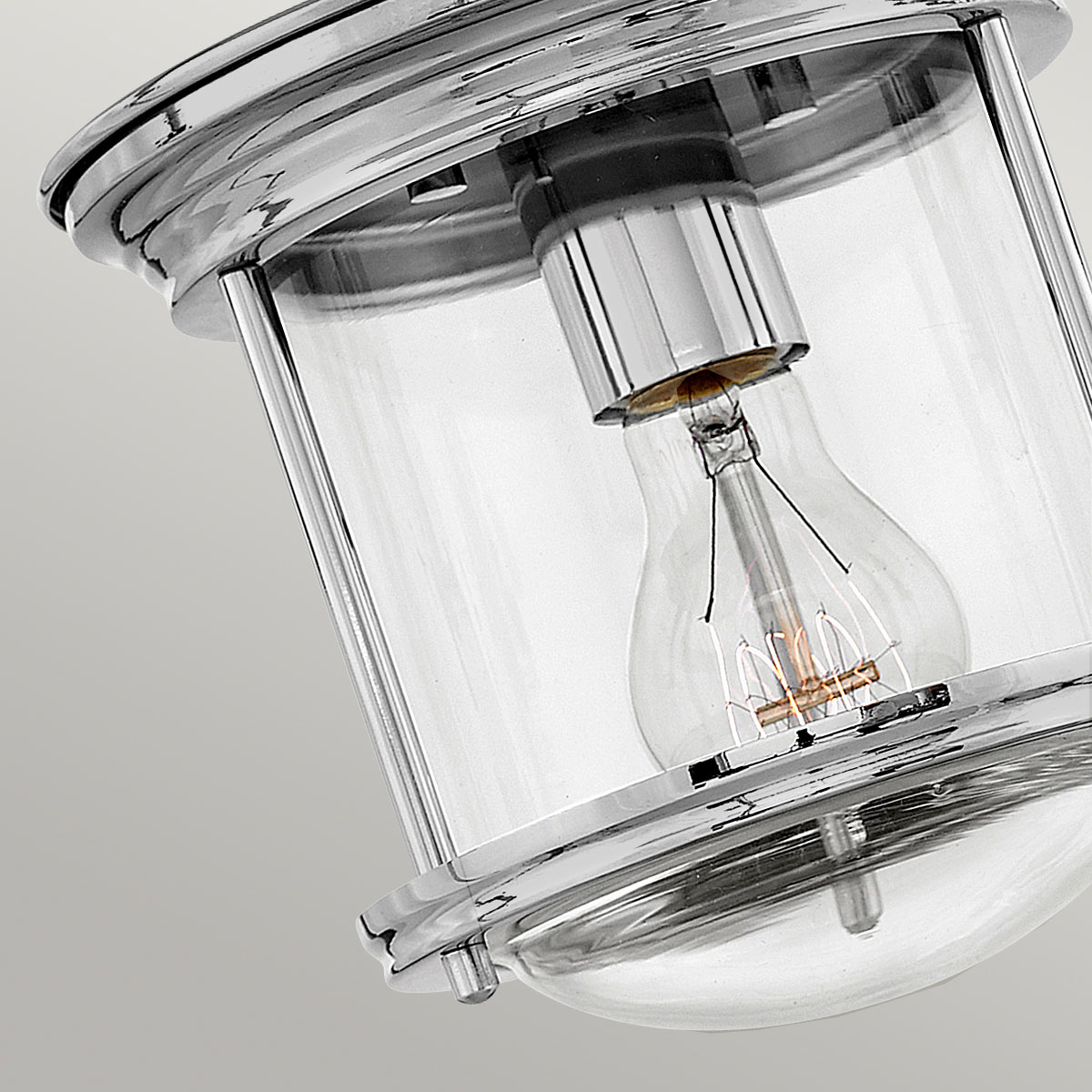 Castellum Vintage Ceiling Flush Chrome Castellum Vintage Ceiling Flush Chrome — detail view