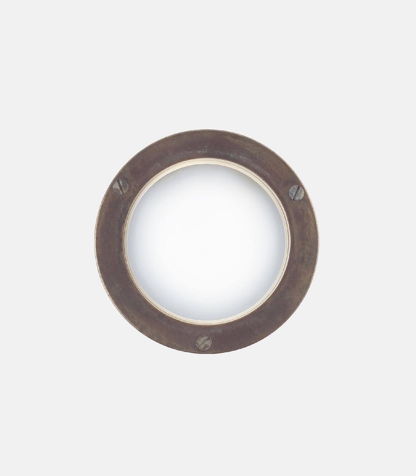 Catania Marine Style Round Wall Light Antique Brass