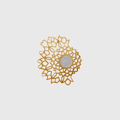 Cathedral Green Gothic Wall Light Gold