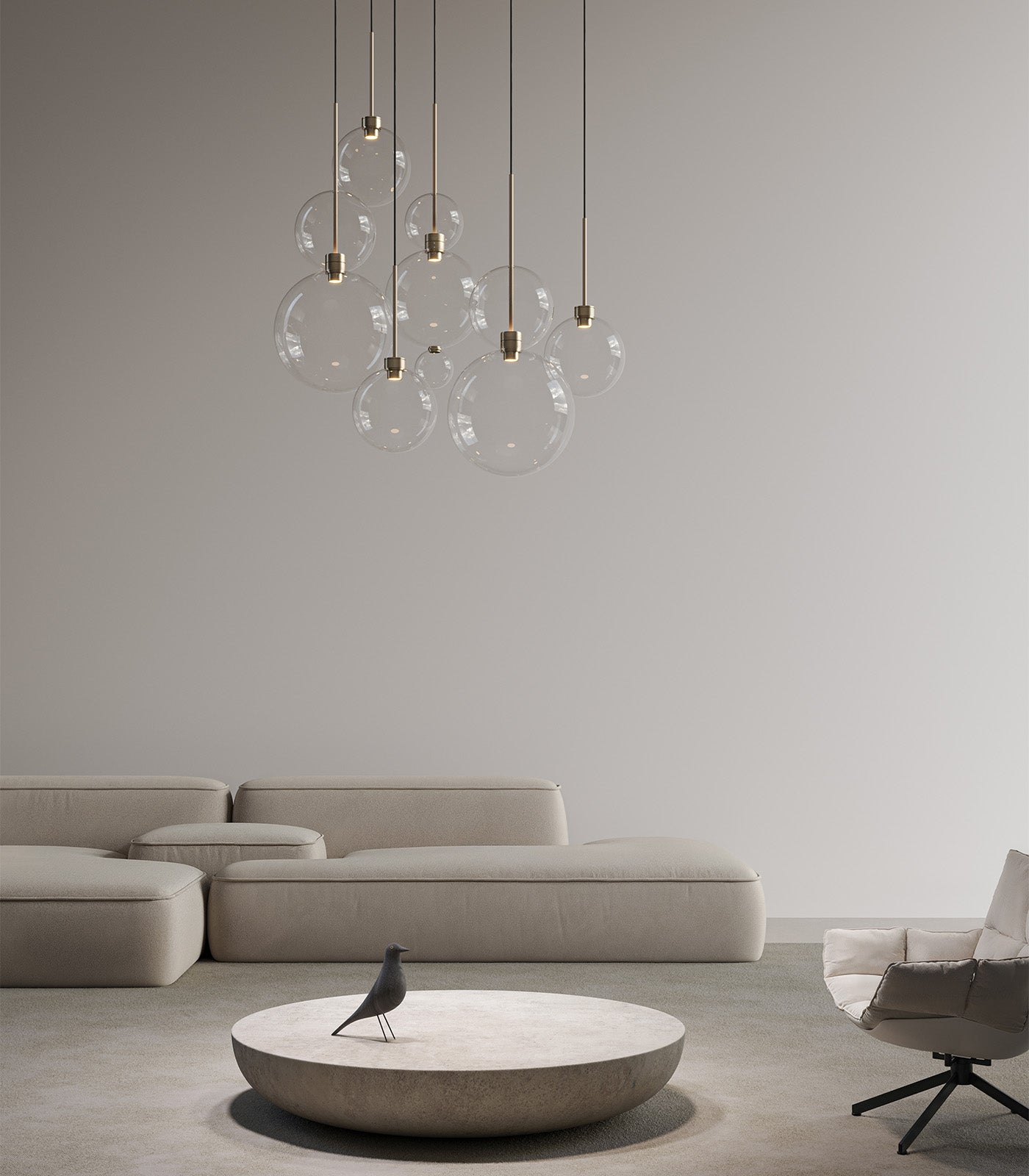 Cavendish Hall Contemporary Glass Sphere Pendant Light Cavendish Hall Contemporary Glass Sphere Pendant Light