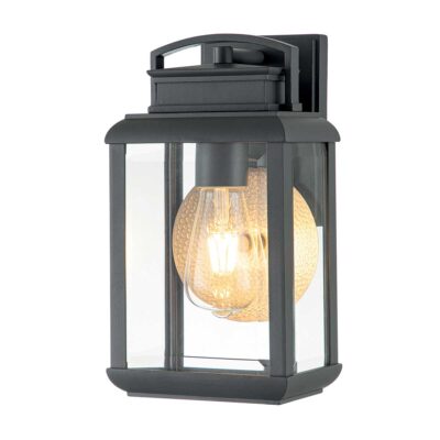 Cavendish Quay Hamptons Small Outdoor Wall Lantern Graphite