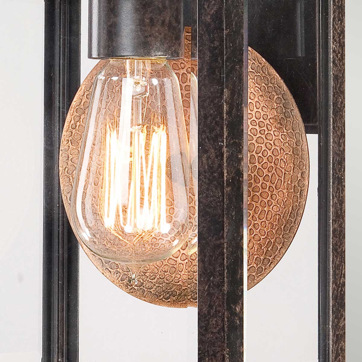 Cavendish Quay Transitional Outdoor Wall Lantern in Imperial Bronze Cavendish Quay Transitional Outdoor Wall Lantern in Imperial Bronze — detail view