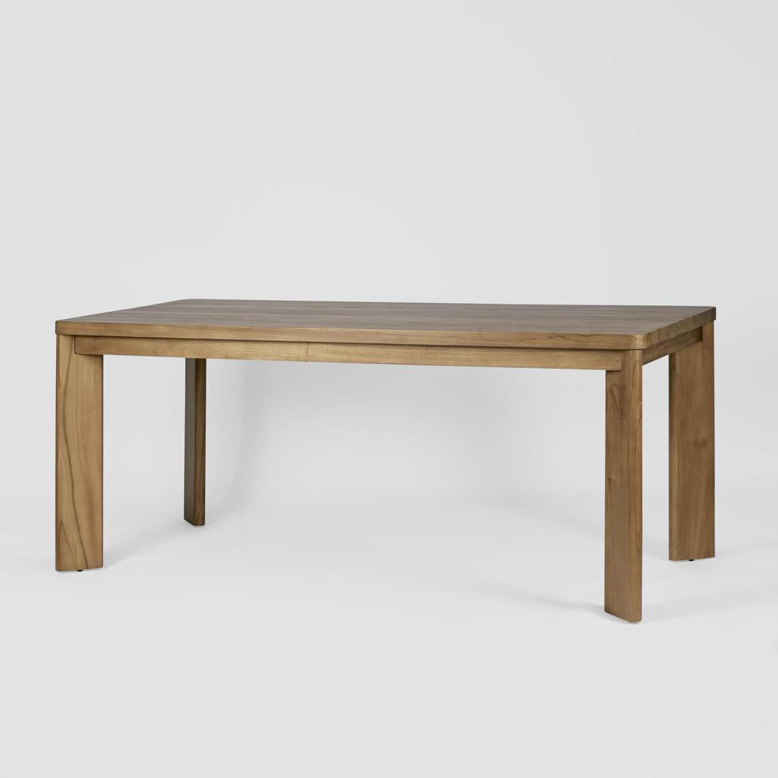 Cavershaw Dining Hamptons Outdoor Dining Table Natural Teak Cavershaw Dining Hamptons Outdoor Dining Table Natural Teak