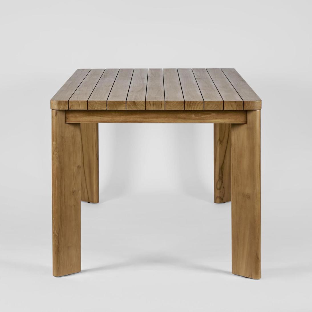Cavershaw Dining Hamptons Outdoor Dining Table Natural Teak Cavershaw Dining Hamptons Outdoor Dining Table Natural Teak