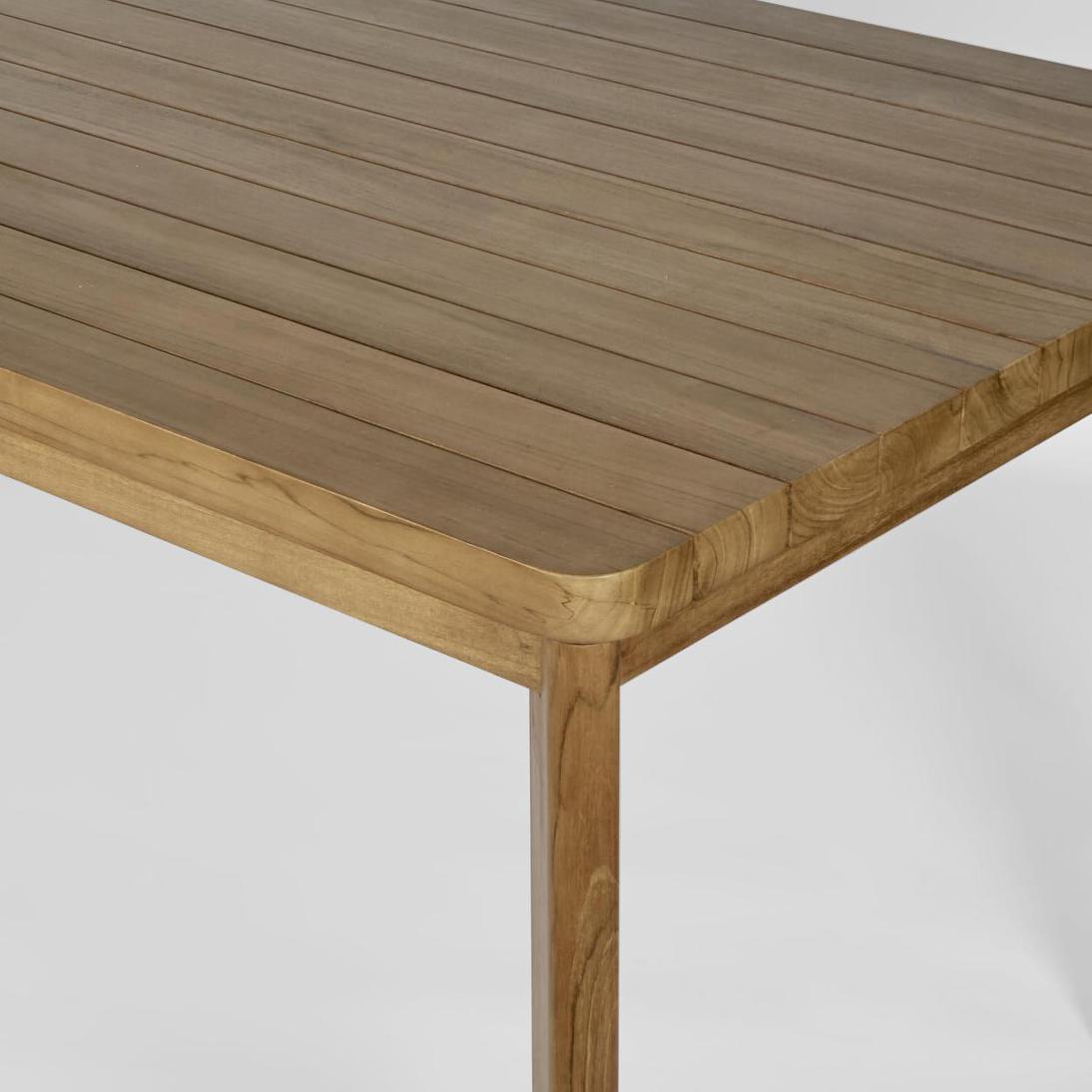 Cavershaw Dining Hamptons Outdoor Dining Table Natural Teak Cavershaw Dining Hamptons Outdoor Dining Table Natural Teak