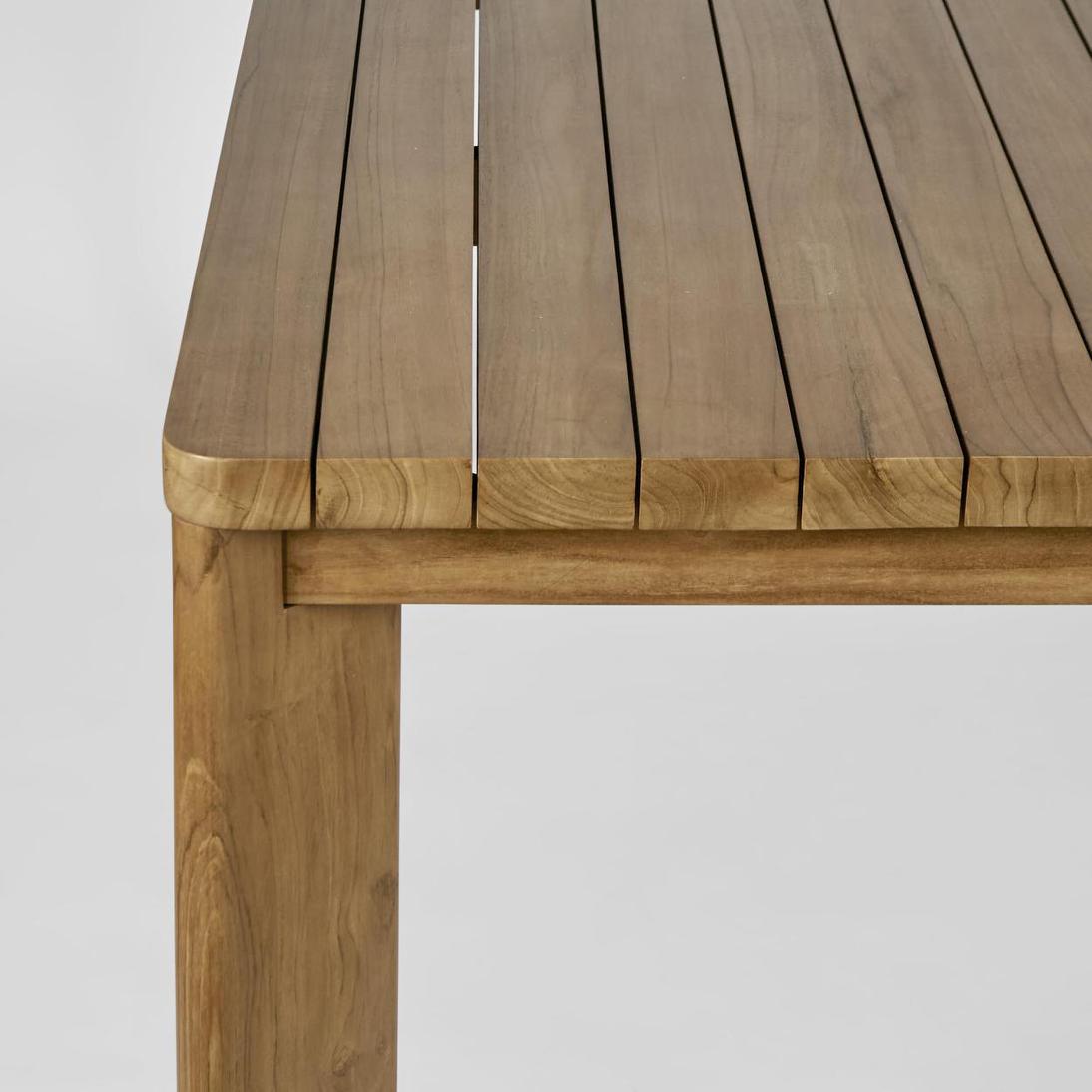 Cavershaw Dining Hamptons Outdoor Dining Table Natural Teak Cavershaw Dining Hamptons Outdoor Dining Table Natural Teak