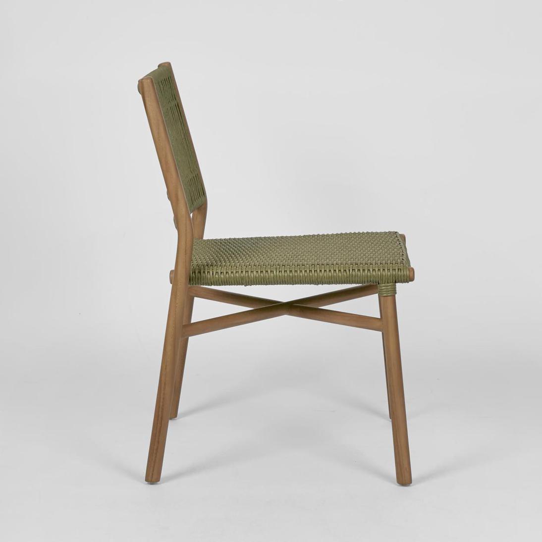 Cavershaw Dining Hamptons Woven Rope Chair Olive Green Cavershaw Dining Hamptons Woven Rope Chair Olive Green