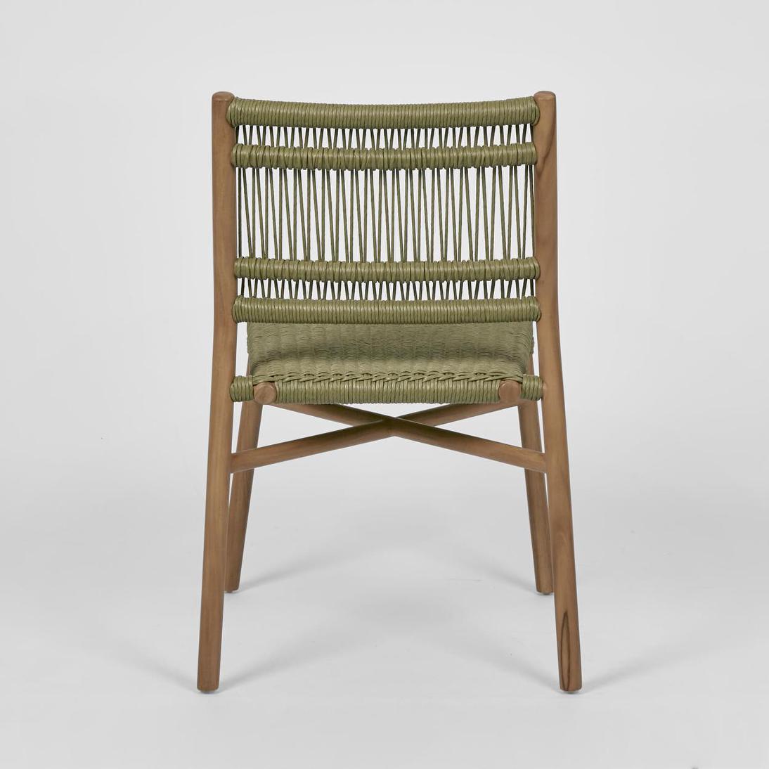 Cavershaw Dining Hamptons Woven Rope Chair Olive Green Cavershaw Dining Hamptons Woven Rope Chair Olive Green