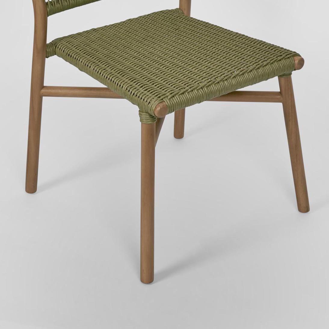 Cavershaw Dining Hamptons Woven Rope Chair Olive Green Cavershaw Dining Hamptons Woven Rope Chair Olive Green