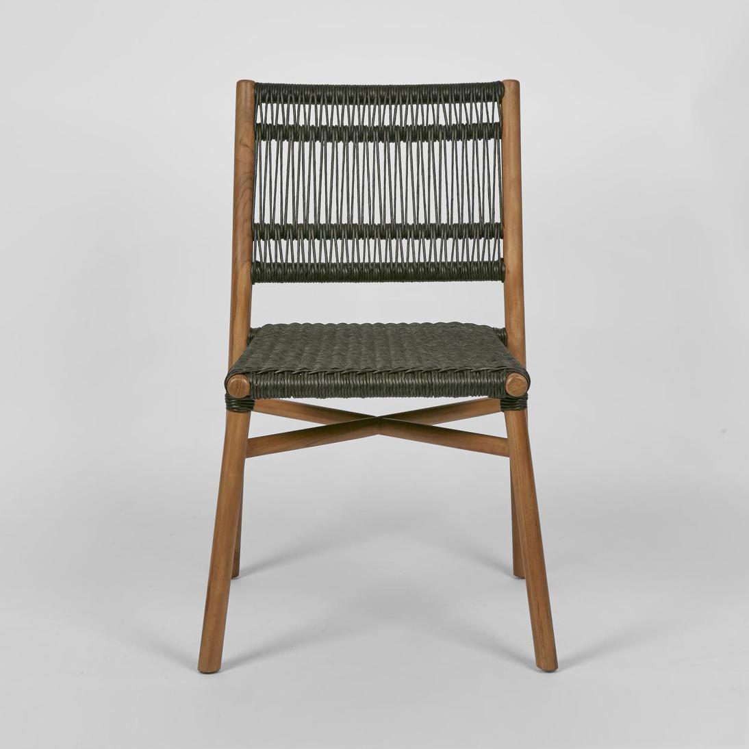 Cavershaw Dining Hamptons Woven Rope Teak Dining Chair Cavershaw Dining Hamptons Woven Rope Teak Dining Chair