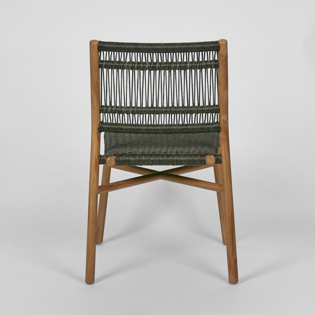 Cavershaw Dining Hamptons Woven Rope Teak Dining Chair Cavershaw Dining Hamptons Woven Rope Teak Dining Chair