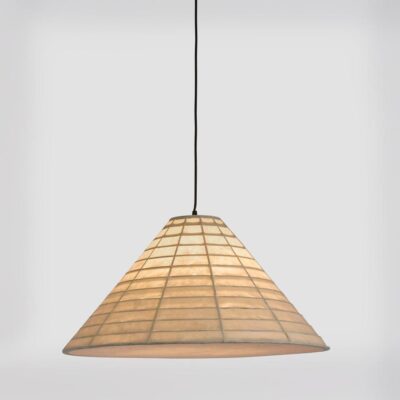 Celestial Cone Ceiling Pendant White Mulberry Paper