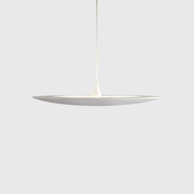 Chalkstone Manor Contemporary Aluminium Disc Pendant Light Matte White