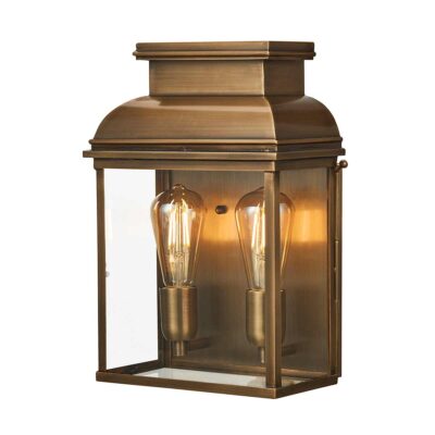 Chancery Row Traditional Wall Lantern Aged Brass