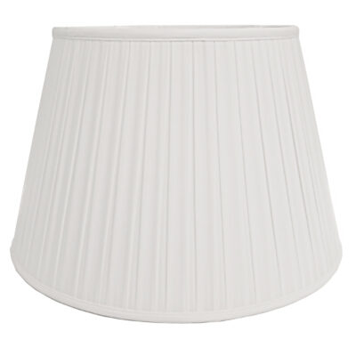 Chantilly Box Pleat Empire Lamp Shade Ivory
