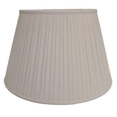 Chantilly Box Pleat French Provincial Lamp Shade in Oyster