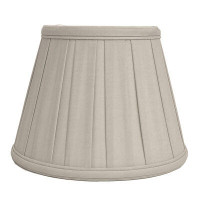 Chantilly Box Pleat French Provincial Lamp Shade in Oyster
