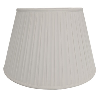 Chantilly Box Pleat Hamptons Lamp Shade Ivory