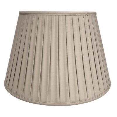 Chantilly Box Pleat Hamptons Lamp Shade Oyster