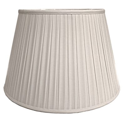 Chantilly Box Pleat Hamptons Lamp Shade Oyster