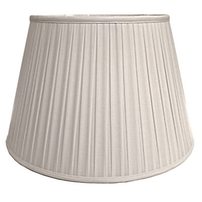 Chantilly Box Pleat Hamptons Lamp Shade Oyster