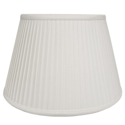Chantilly Fine Pleat Hamptons Lamp Shade Ivory