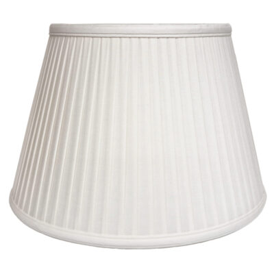 Chantilly Fine Pleat Hamptons Lamp Shade Ivory