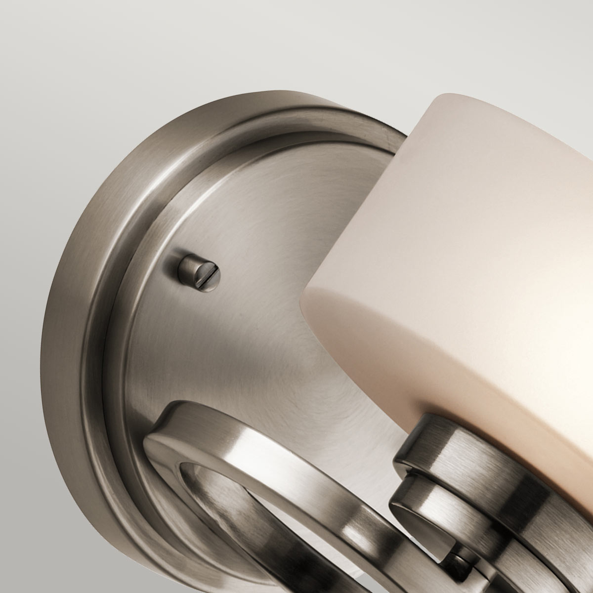Chantilly Manor Contemporary Wall Light in Classic Pewter Chantilly Manor Contemporary Wall Light in Classic Pewter — detail view