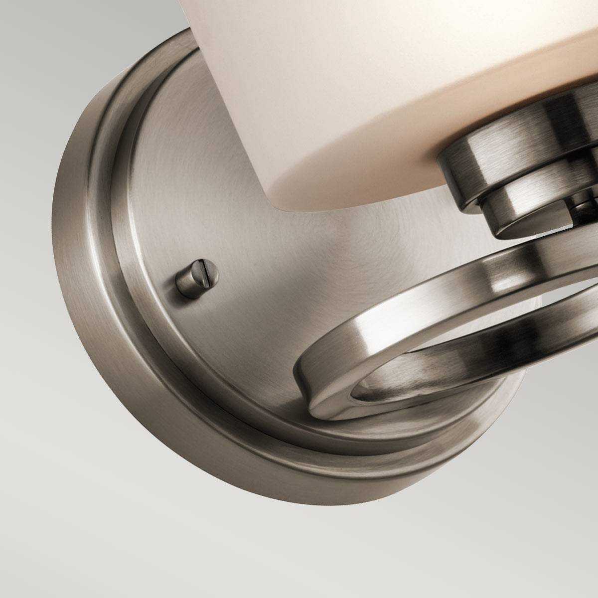 Chantilly Manor Contemporary Wall Light in Classic Pewter Chantilly Manor Contemporary Wall Light in Classic Pewter — detail view
