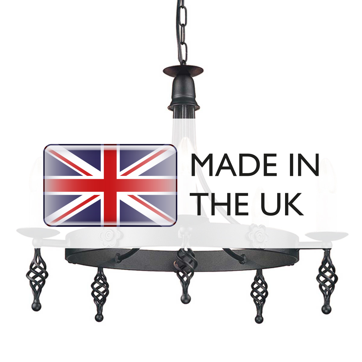 Chapel Row Gothic Wagon Wheel Chandelier Black Chapel Row Gothic Wagon Wheel Chandelier Black