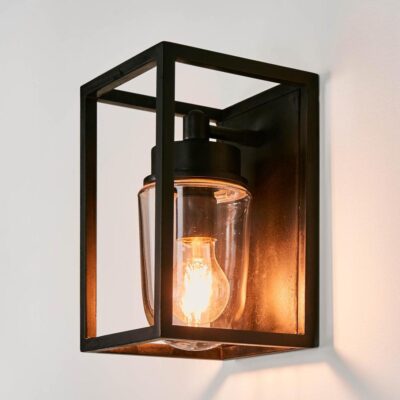 Chapelton Industrial Outdoor Wall Light Black