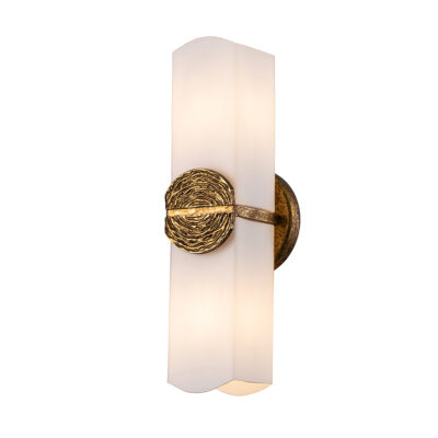 Charnwood Artistic Up Down Wall Light Gold Leaf