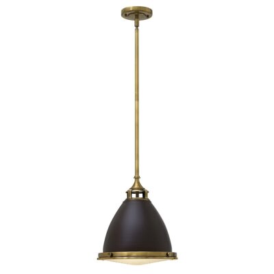 Chessington Heritage Dome Pendant Bronze And Brass