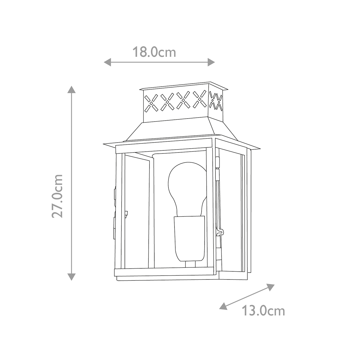 Chessworth Manor Traditional Wall Lantern Aged Brass Chessworth Manor Traditional Wall Lantern Aged Brass