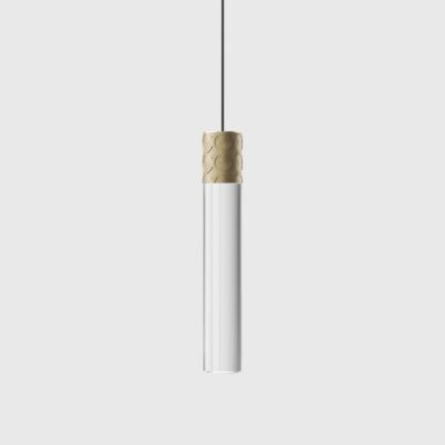 Chesterhall Contemporary Crystal Pendant Light Gold and Clear