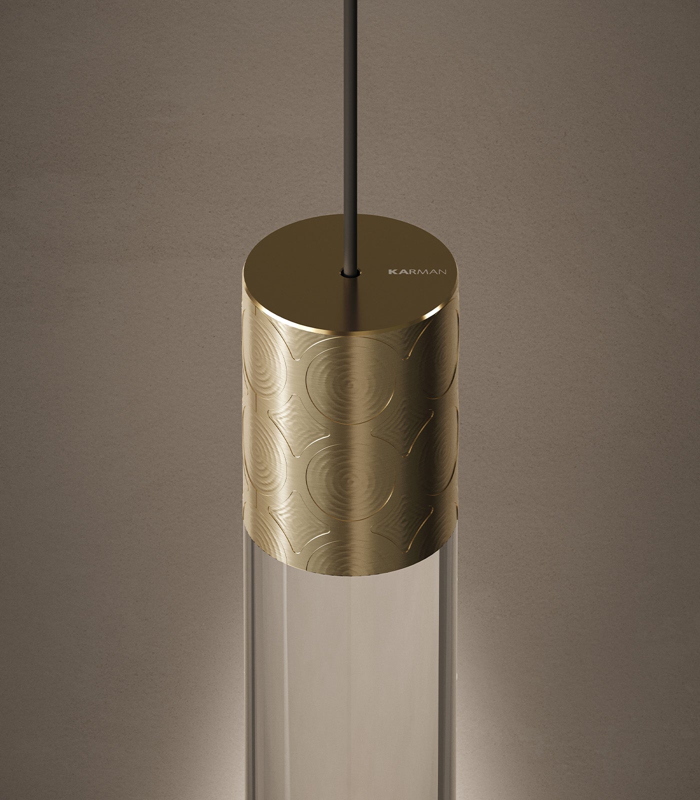 Chesterhall Contemporary Cylinder Pendant Light Black and Clear Chesterhall Contemporary Cylinder Pendant Light Black and Clear