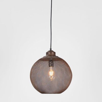 Cheswick Industrial Mesh Ceiling Pendant Rustic