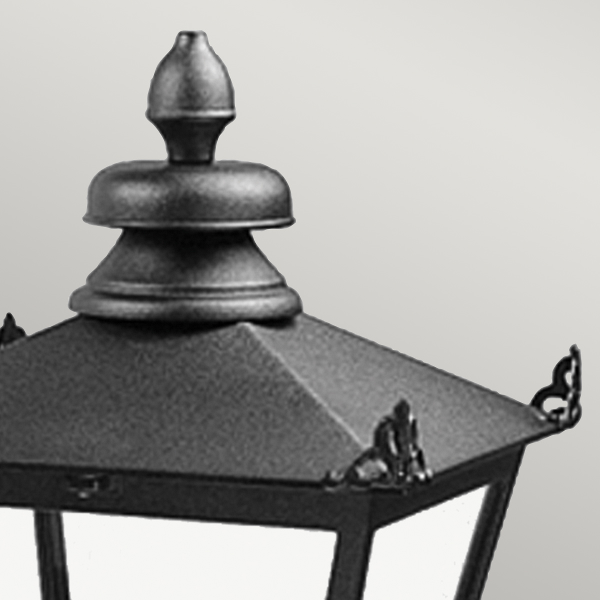Cheswold Victorian Style Outdoor Wall Lantern Black Cheswold Victorian Style Outdoor Wall Lantern Black — detail view