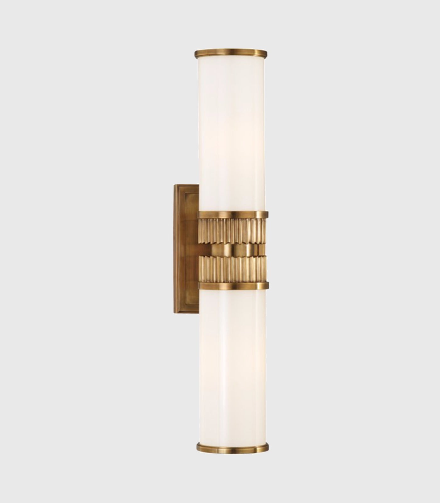 Chilworth Wall Light in Aged Brass and Opal