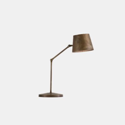Chronicle Industrial Table Lamp Antique Brass