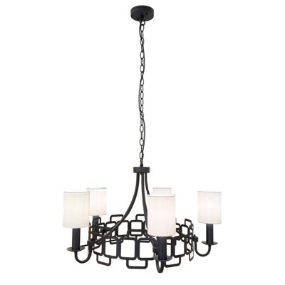 Clairmont Geometric Chandelier Black