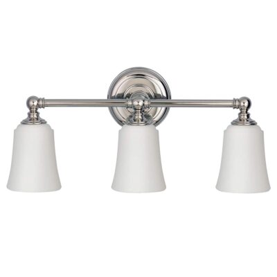 Clearvale Water 3 Light Wall Light Polished Chrome