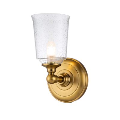 Clearvale Water French Provincial Wall Light Burnished Brass