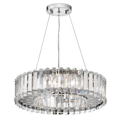 Clearwater Sky French Provincial Chandelier Chrome
