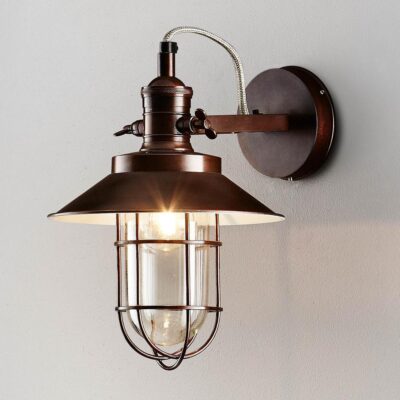 Cleveland Nautical Wall Light Bronze
