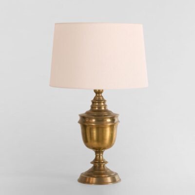 Colquhoun French Provincial Urn Table Lamp Base Antique Brass