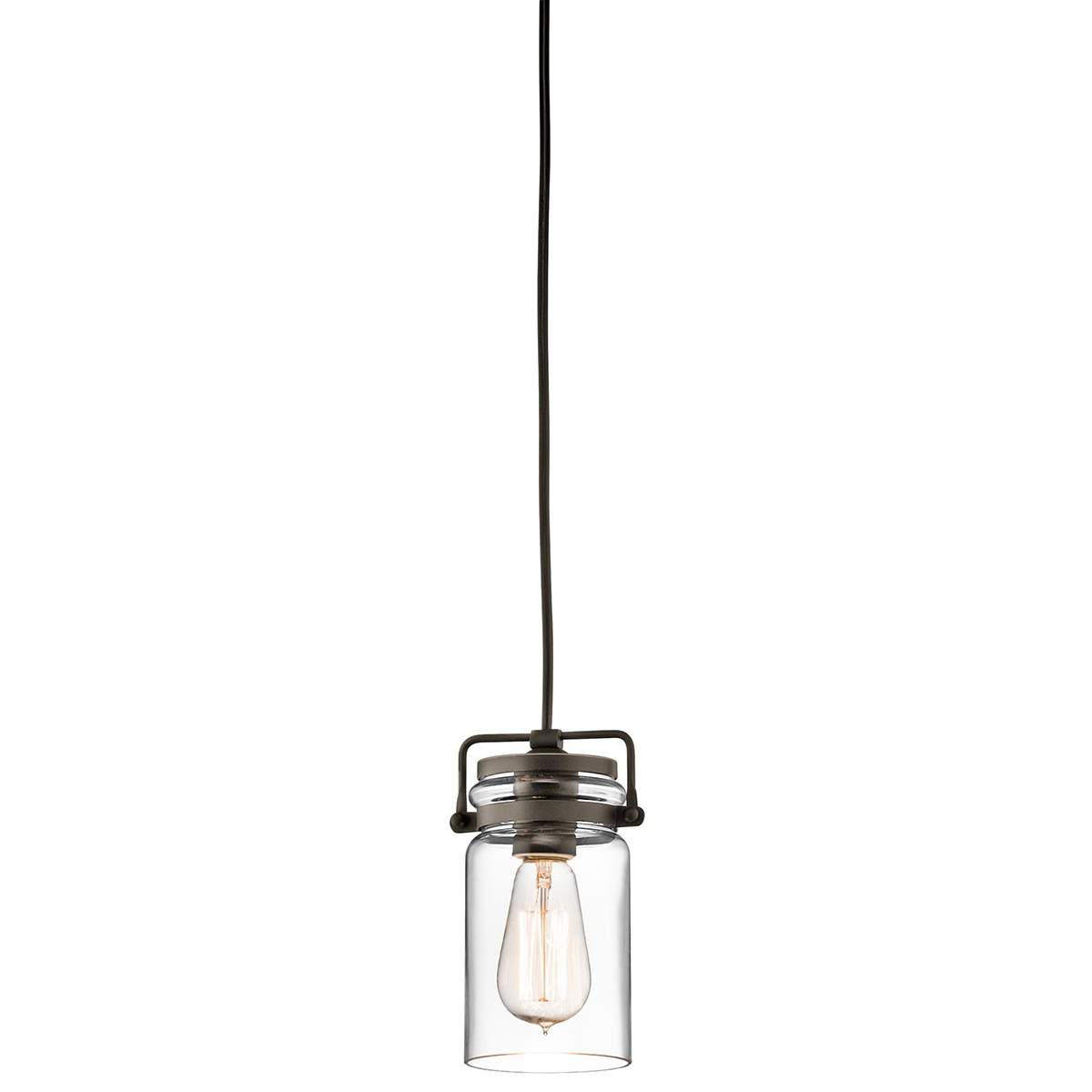 Combe Bassett Mason Jar Pendant Bronze