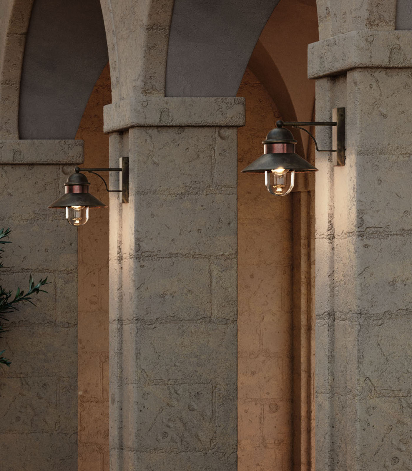 Como Coastal Outdoor Wall Light Copper And Antique Brass With Clear Glass Como Coastal Outdoor Wall Light Copper And Antique Brass With Clear Glass