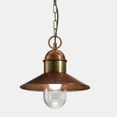 Como Nautical Outdoor Pendant Light Clear White